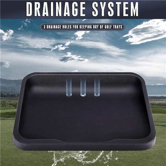 Heavy Duty Rubber Golf Ball Tray with 16 Foam Golf Balls - Picture 4 of 7